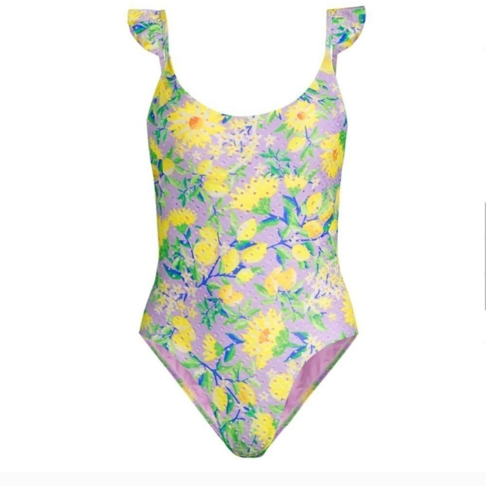 Farm Rio Lemon Drop Swimsuit